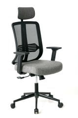 Zeon Comfort Dark Grey Ofis Koltuğu
