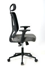 Zeon Comfort Dark Grey Ofis Koltuğu