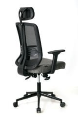 Zeon Comfort Dark Grey Ofis Koltuğu