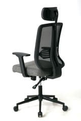 Zeon Comfort Dark Grey Ofis Koltuğu