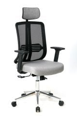 Zeon Comfort Grey Ofis Koltuğu