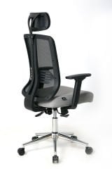 Zeon Comfort Grey Ofis Koltuğu
