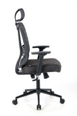Zeon Comfort Plus Dark Grey Ofis Koltuğu