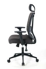 Zeon Comfort Plus Dark Grey Ofis Koltuğu