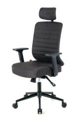 Zeon Comfort Plus Dark Grey Ofis Koltuğu