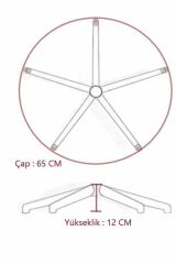 Siyah Konik Yıldız Ayak+60 Sessiz+Class3 Siyah Piston Makam Koltuğu Ofis Koltuğu Oyuncu Koltuğu