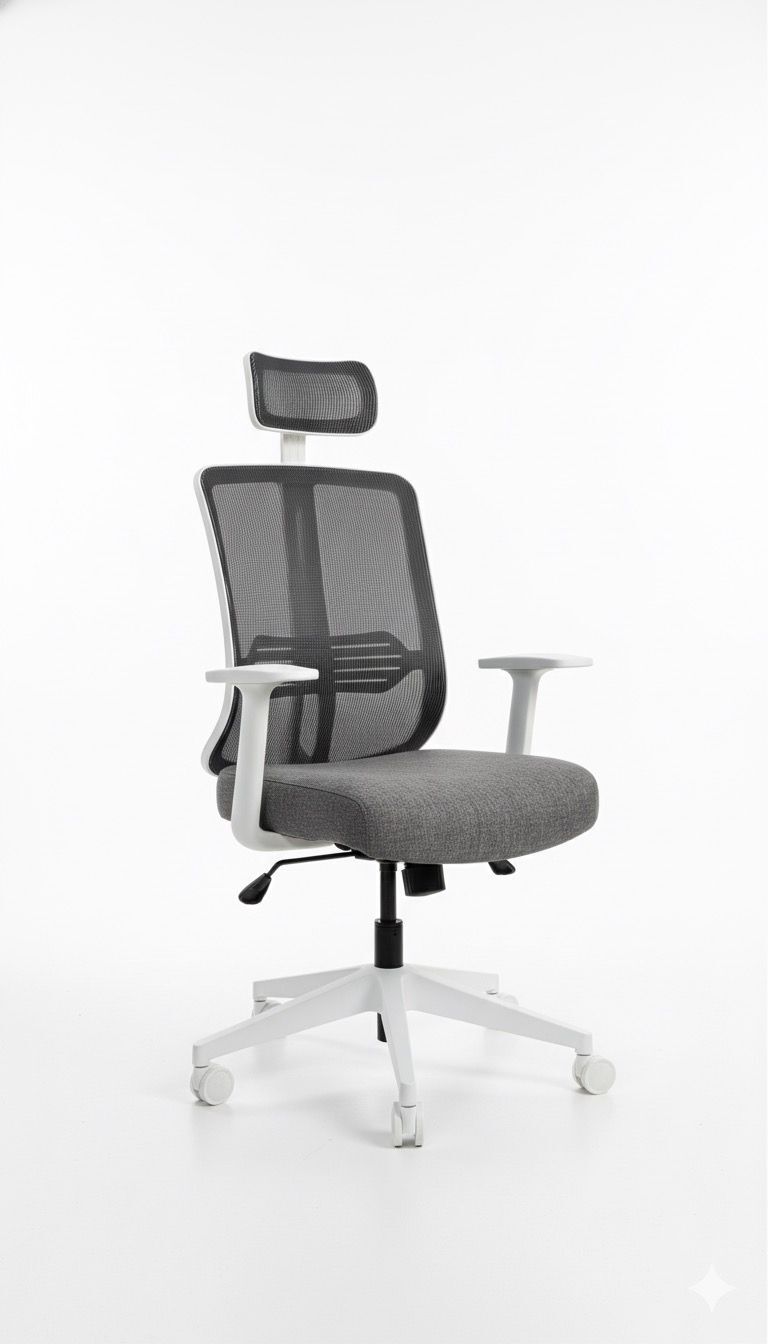 Zeon Büro Ofis Sistemleri // Comfort White Yönetici Koltuğu Ofis Çalışma Koltuğu