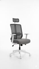 Zeon Büro Ofis Sistemleri // Comfort White Yönetici Koltuğu Ofis Çalışma Koltuğu